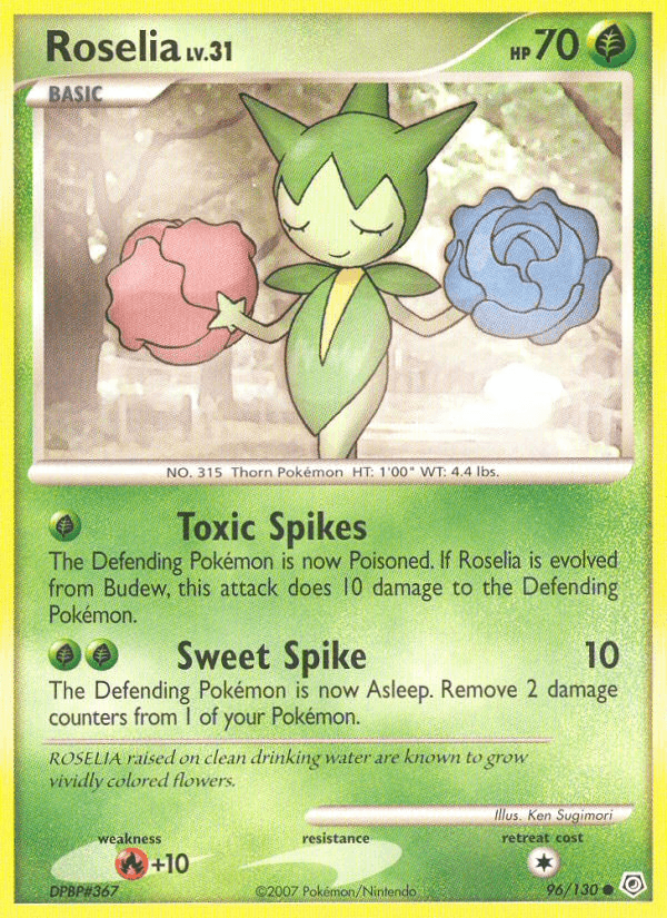 Roselia, kortbilde fra pokemontcg.io