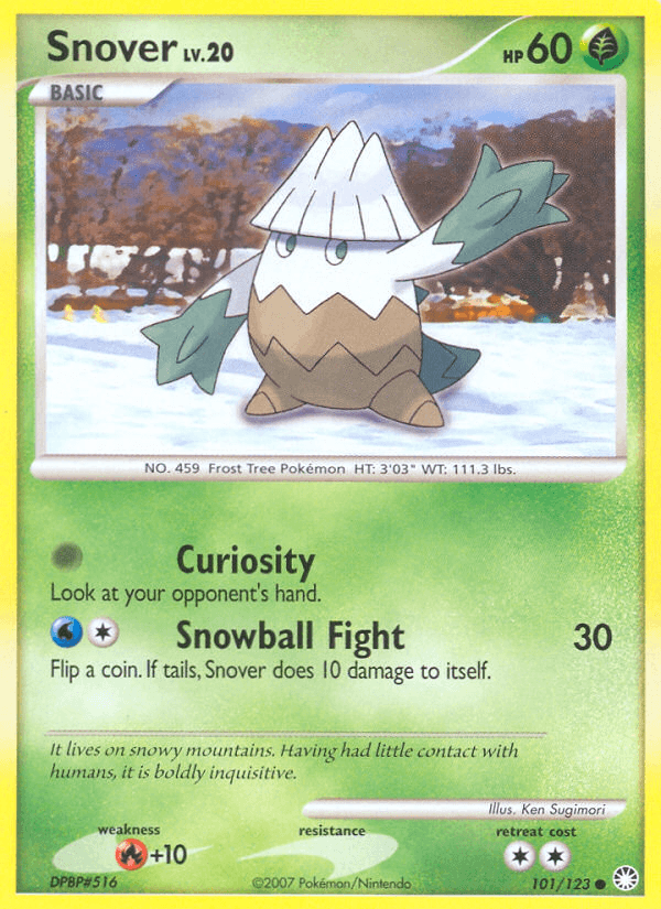 Snover, kortbilde fra pokemontcg.io