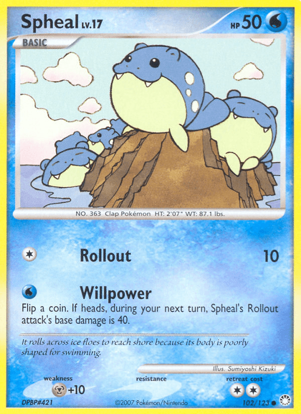 Spheal, kortbilde fra pokemontcg.io
