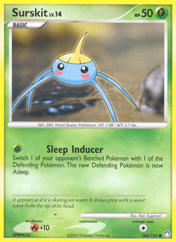 Surskit, kortbilde fra pokemontcg.io