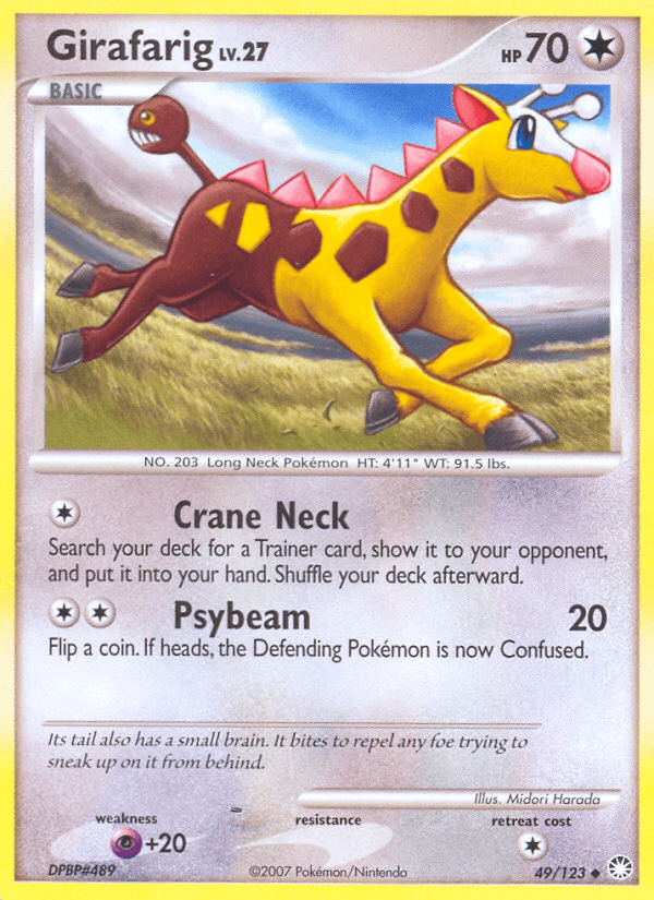 Girafarig, kortbilde fra pokemontcg.io
