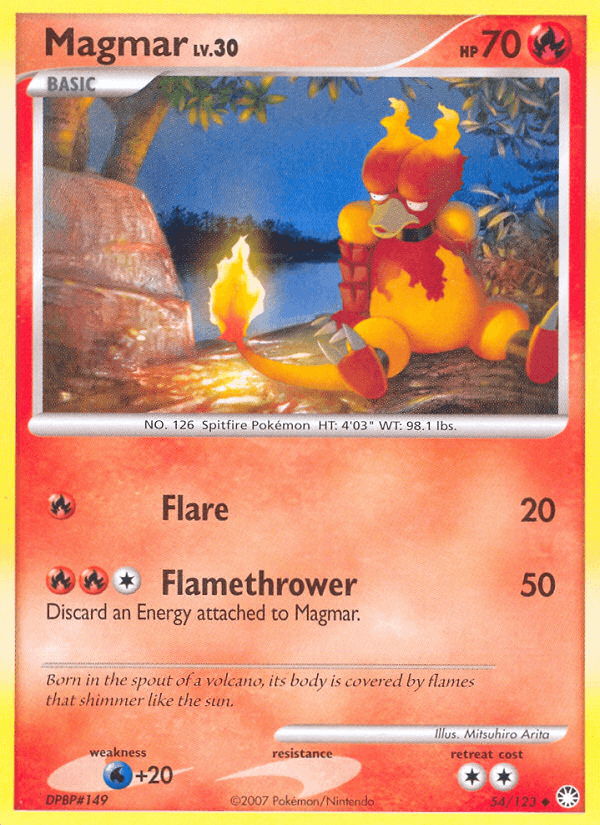 Magmar, kortbilde fra pokemontcg.io