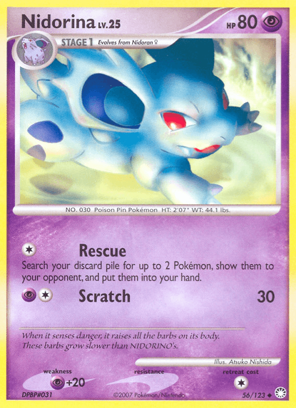 Nidorina, kortbilde fra pokemontcg.io