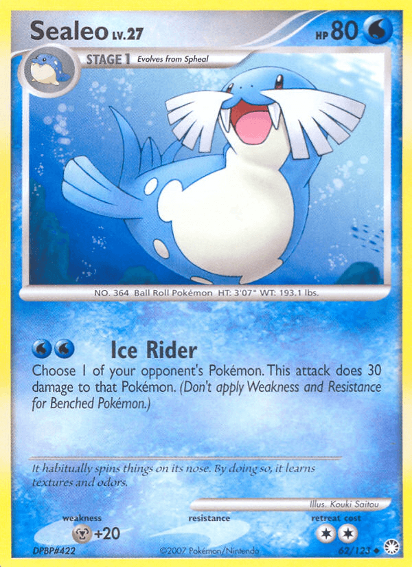 Sealeo, kortbilde fra pokemontcg.io