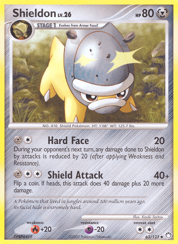 Shieldon, kortbilde fra pokemontcg.io