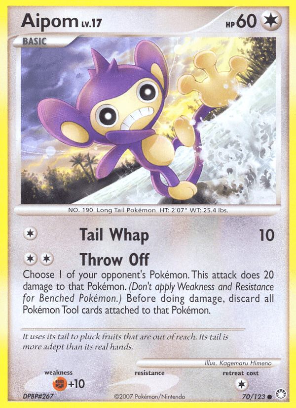 Aipom, kortbilde fra pokemontcg.io