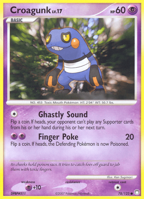 Croagunk, kortbilde fra pokemontcg.io