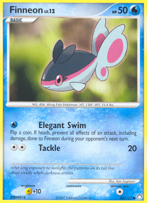Finneon, kortbilde fra pokemontcg.io