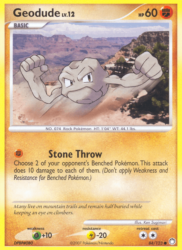 Geodude, kortbilde fra pokemontcg.io