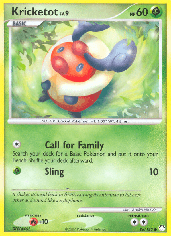 Kricketot, kortbilde fra pokemontcg.io
