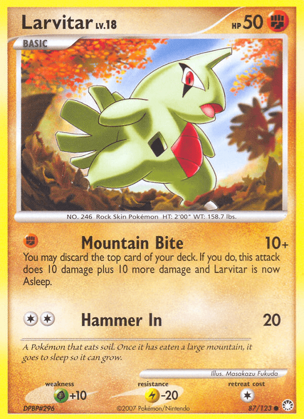 Larvitar, kortbilde fra pokemontcg.io