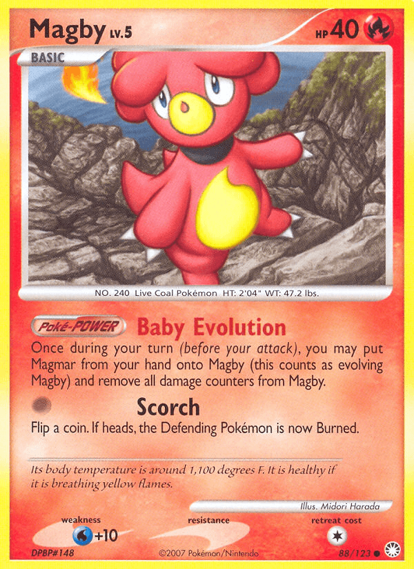 Magby, kortbilde fra pokemontcg.io