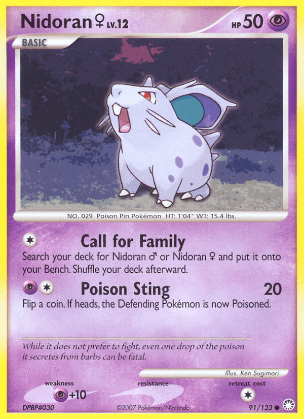 Nidoran ♀, kortbilde fra pokemontcg.io