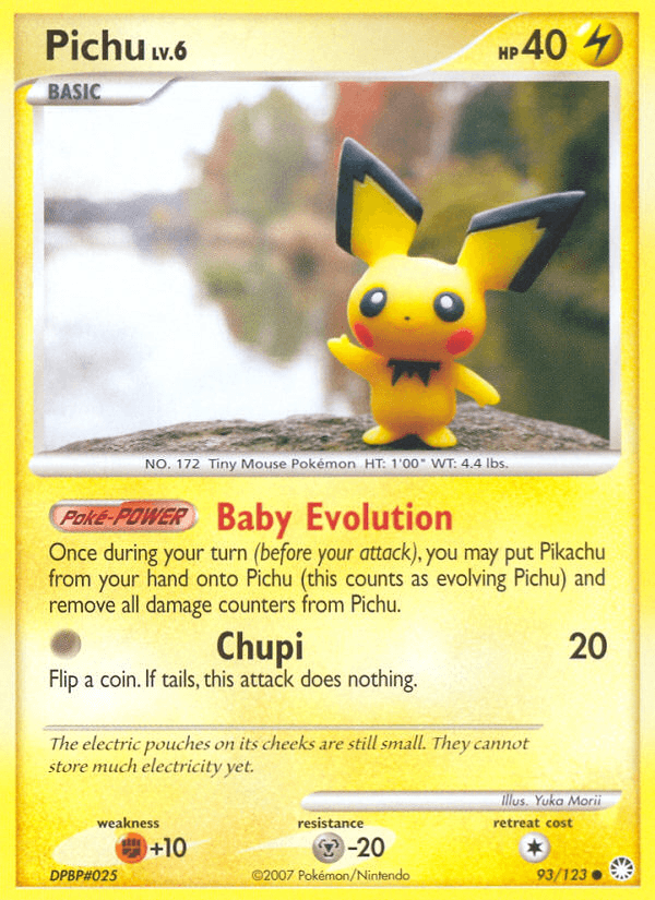 Pichu, kortbilde fra pokemontcg.io
