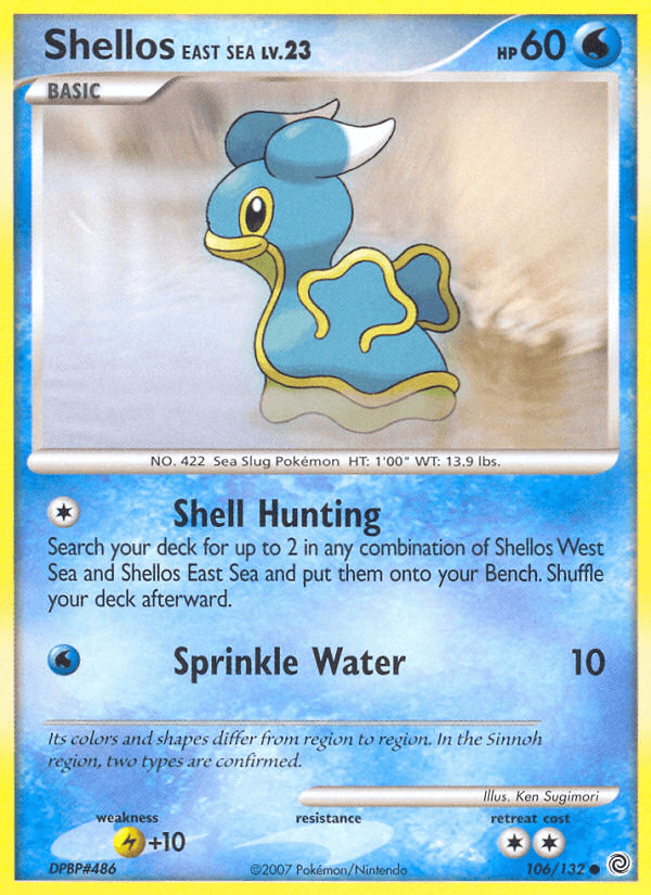 Shellos East Sea, kortbilde fra pokemontcg.io