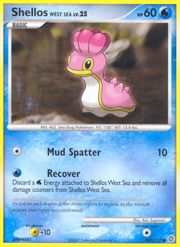 Shellos West Sea, kortbilde fra pokemontcg.io