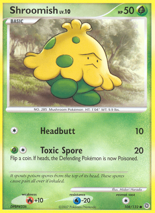 Shroomish, kortbilde fra pokemontcg.io