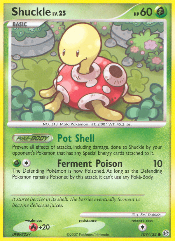 Shuckle, kortbilde fra pokemontcg.io