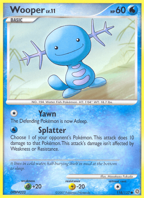 Wooper, kortbilde fra pokemontcg.io