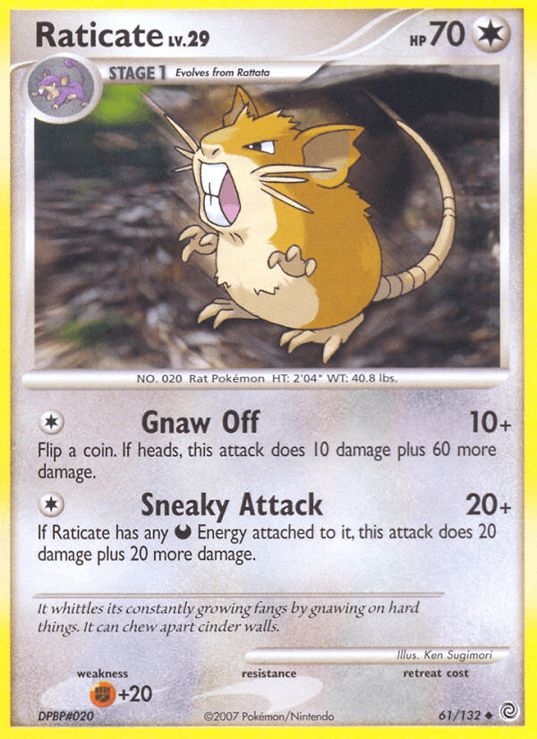Raticate, kortbilde fra pokemontcg.io