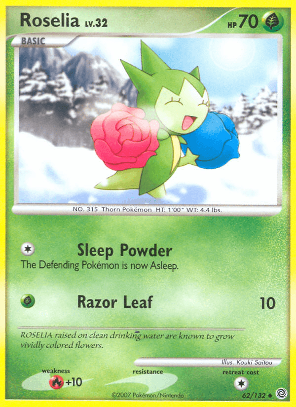 Roselia, kortbilde fra pokemontcg.io