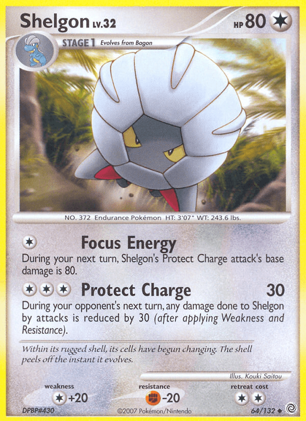 Shelgon, kortbilde fra pokemontcg.io