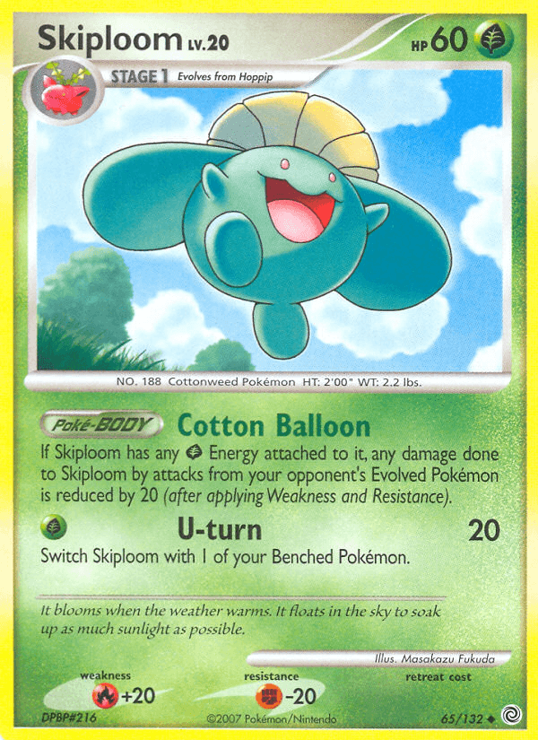 Skiploom, kortbilde fra pokemontcg.io
