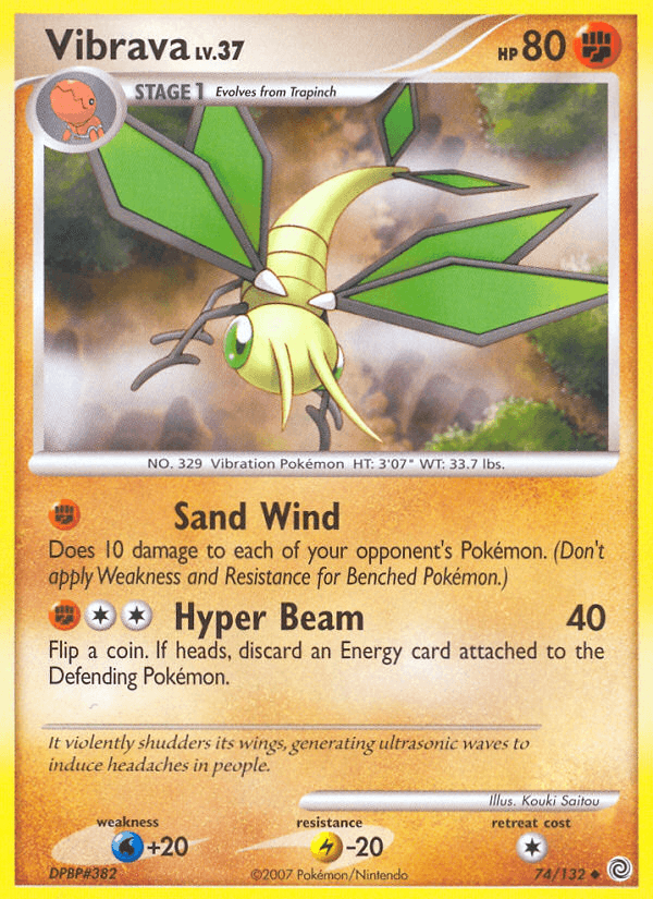 Vibrava, kortbilde fra pokemontcg.io