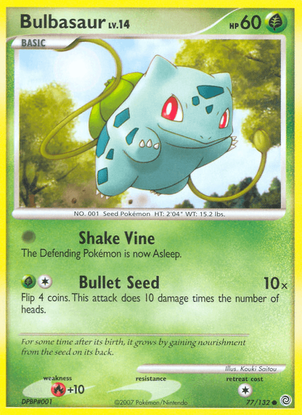 Bulbasaur, kortbilde fra pokemontcg.io