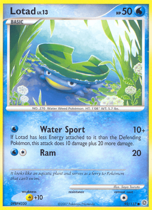 Lotad, kortbilde fra pokemontcg.io