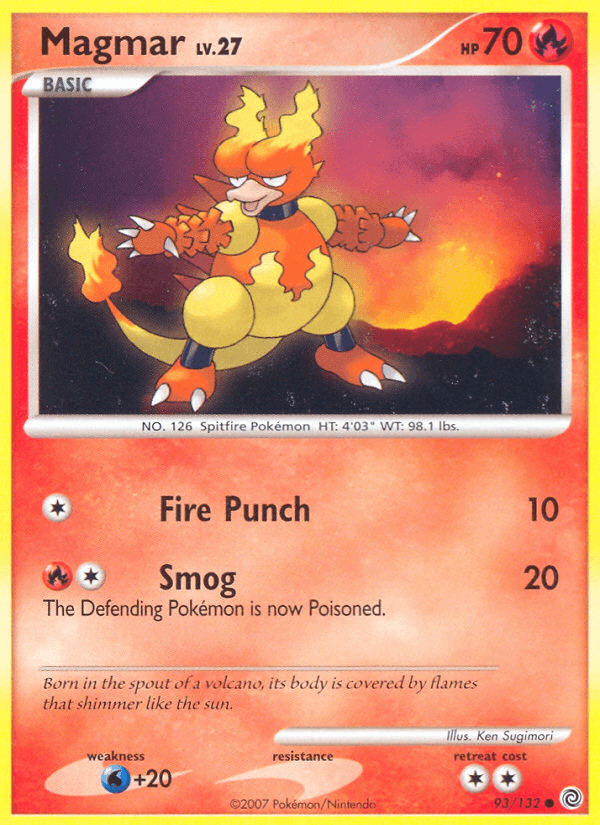Magmar, kortbilde fra pokemontcg.io