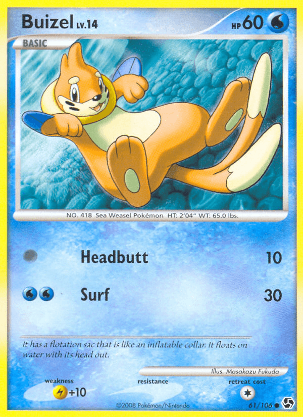 Buizel, kortbilde fra pokemontcg.io