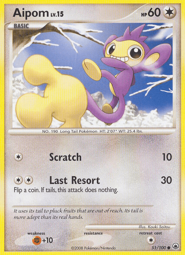 Aipom, kortbilde fra pokemontcg.io