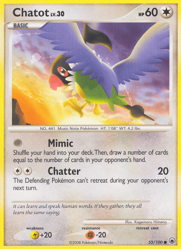 Chatot, kortbilde fra pokemontcg.io