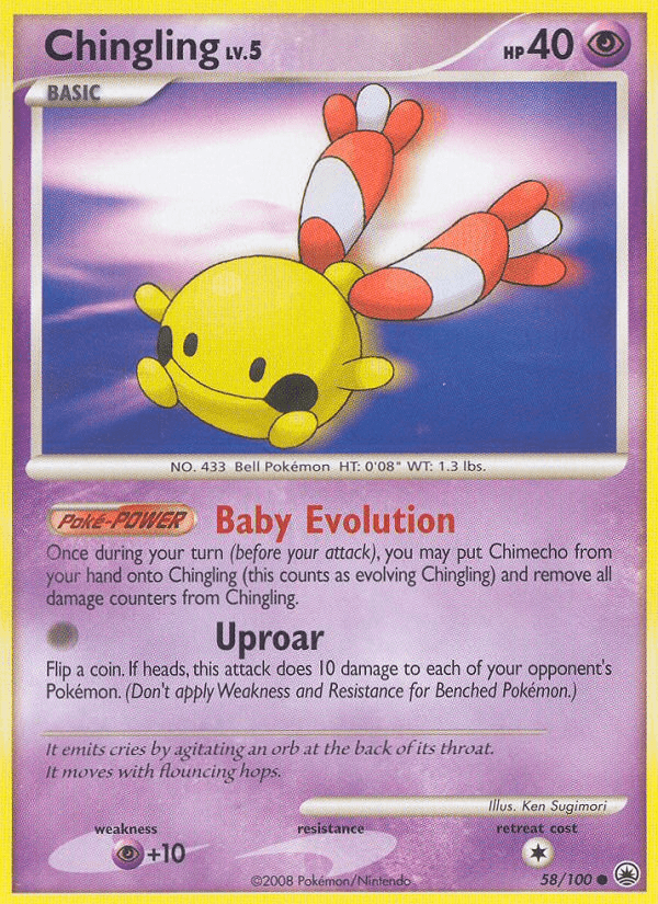 Chingling, kortbilde fra pokemontcg.io