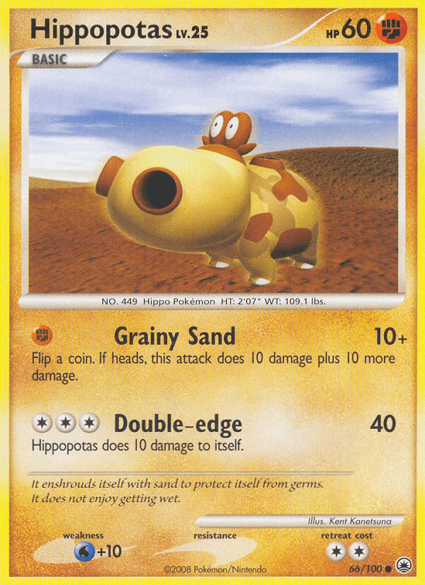 Hippopotas, kortbilde fra pokemontcg.io