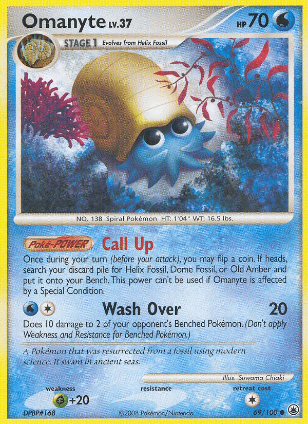 Omanyte, kortbilde fra pokemontcg.io