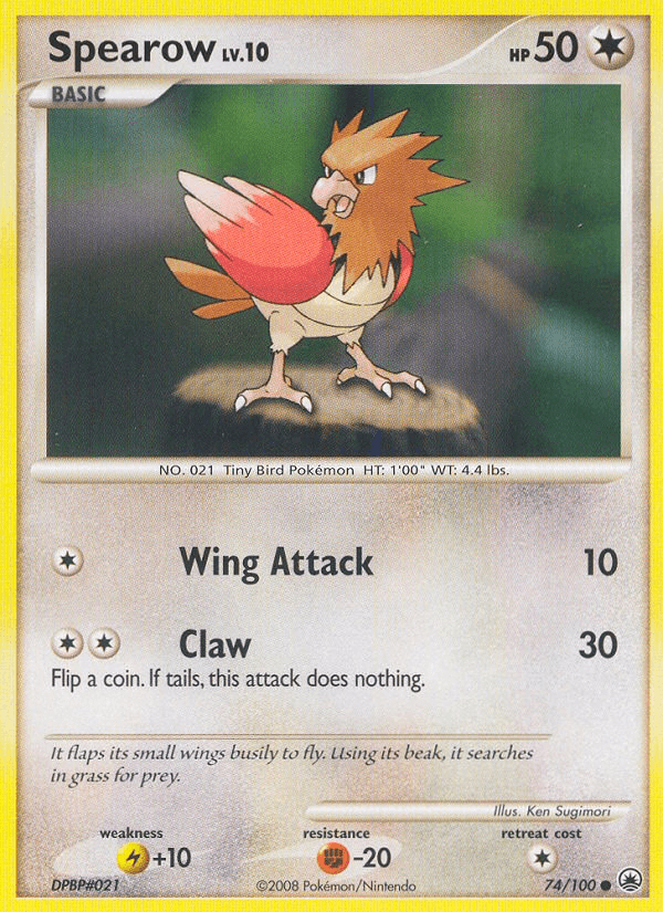 Spearow, kortbilde fra pokemontcg.io