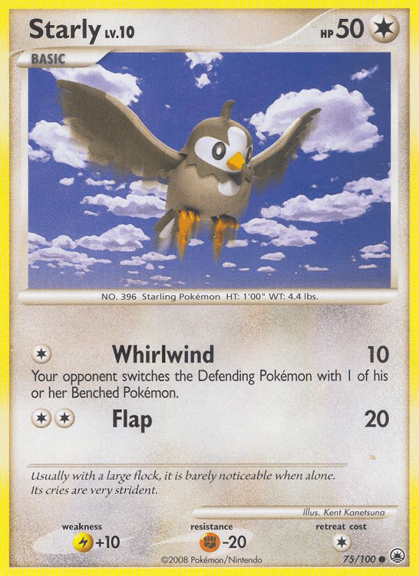 Starly, kortbilde fra pokemontcg.io