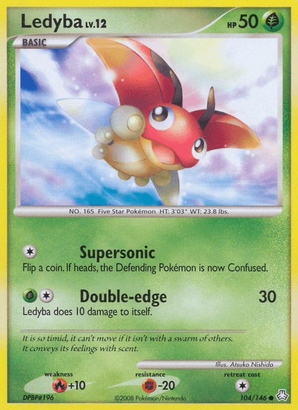 Ledyba, kortbilde fra pokemontcg.io