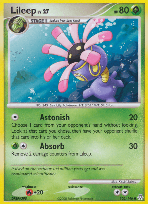 Lileep, kortbilde fra pokemontcg.io