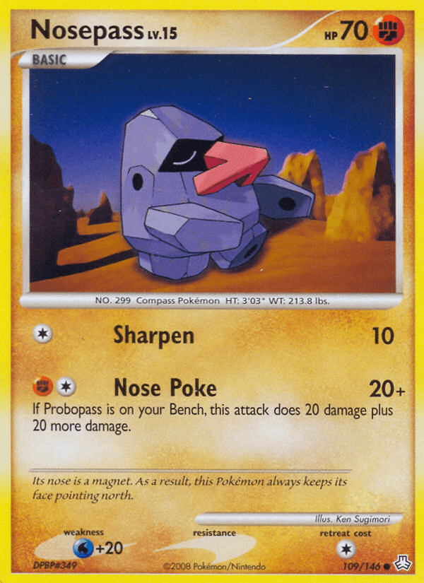 Nosepass, kortbilde fra pokemontcg.io