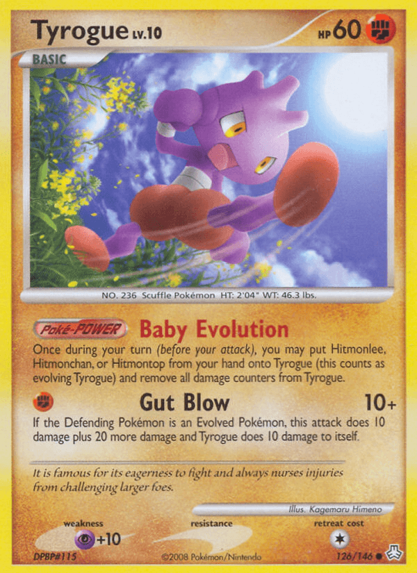 Tyrogue, kortbilde fra pokemontcg.io
