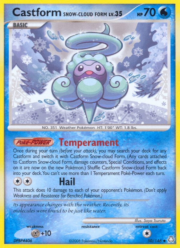 Castform Snow-Cloud Form, kortbilde fra pokemontcg.io