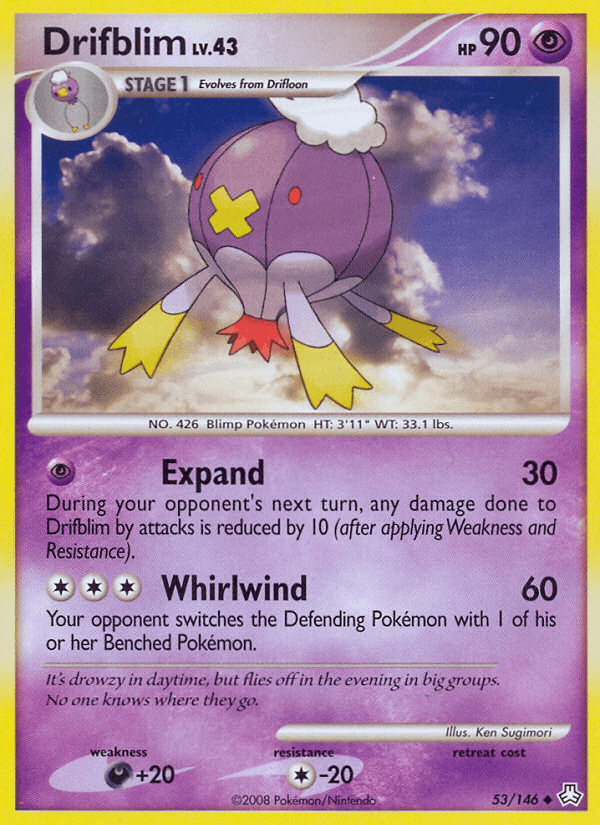 Drifblim, kortbilde fra pokemontcg.io