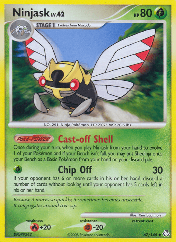 Ninjask, kortbilde fra pokemontcg.io