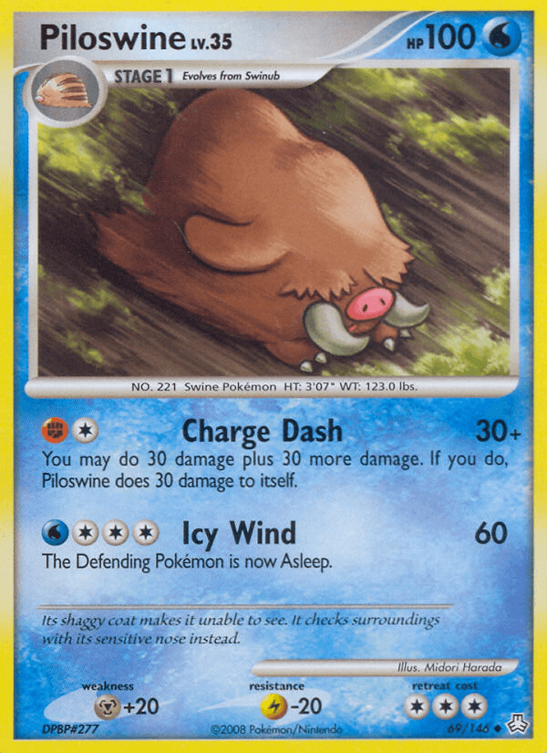 Piloswine, kortbilde fra pokemontcg.io