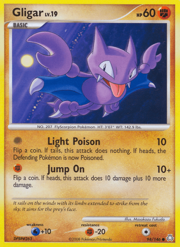 Gligar, kortbilde fra pokemontcg.io