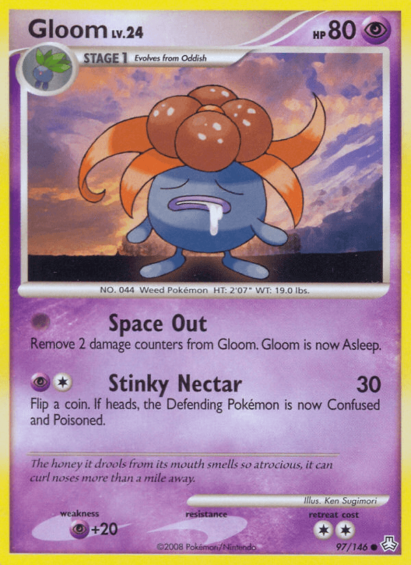 Gloom, kortbilde fra pokemontcg.io