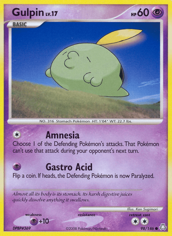 Gulpin, kortbilde fra pokemontcg.io